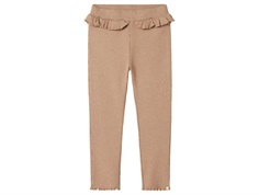 Lil Atelier rugby tan leggings